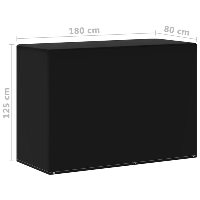 Huse mobilier grădină pentru grătar 2 buc 6 ocheți 180x80x125cm - WALTI WALTI