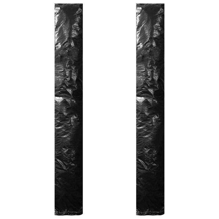 Huse de umbrelă cu fermoar, 2 buc., 250 cm, PE - WALTI WALTI