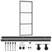 Ușă glisantă cu set feronerie, 76x205 cm, sticlă ESG/aluminiu - WALTI WALTI