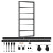 Ușă glisantă cu set feronerie, 90x205 cm, sticlă ESG/aluminiu - WALTI WALTI