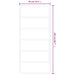 Ușă glisantă cu set feronerie, 90x205 cm, sticlă ESG/aluminiu - WALTI WALTI