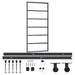 Ușă glisantă cu set feronerie, 90x205 cm, sticlă ESG/aluminiu - WALTI WALTI