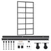 Ușă glisantă cu set feronerie, 102x205 cm, sticlă ESG/aluminiu - WALTI WALTI