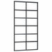 Ușă glisantă cu set feronerie, 102x205 cm, sticlă ESG/aluminiu - WALTI WALTI