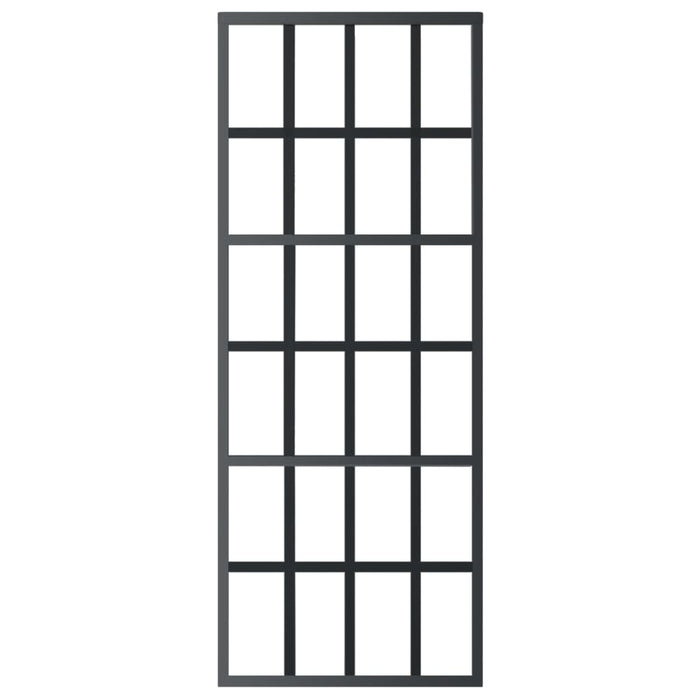 Ușă glisantă cu set feronerie, 76x205 cm, sticlă ESG/aluminiu - WALTI WALTI