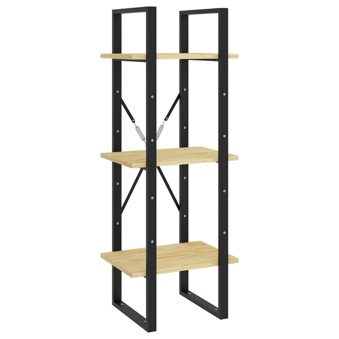 Bibliotecă cu 5 rafturi, 40x30x175 cm, lemn masiv de pin - WALTI WALTI