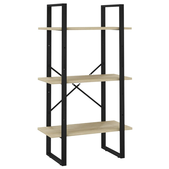 Bibliotecă 5 rafturi stejar sonoma 60x30x175 cm, lemn prelucrat WALTI