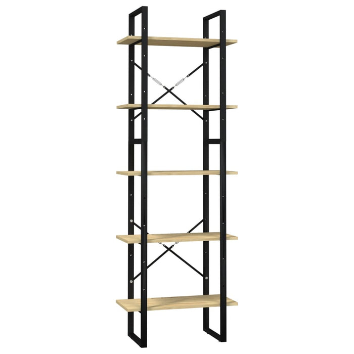 Bibliotecă cu 5 rafturi, 60x30x175 cm, lemn masiv de pin - WALTI WALTI