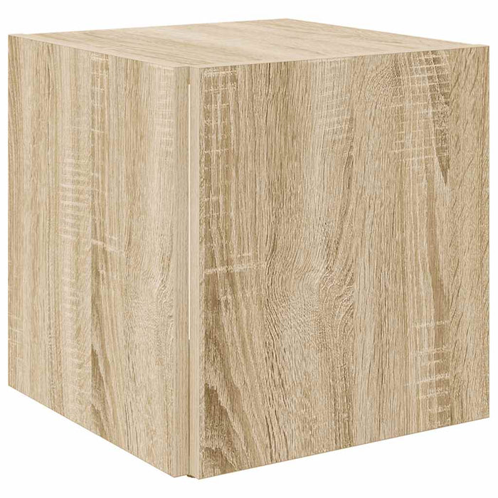 Masă laterală, stejar sonoma, 33x33x34,5 cm, lemn prelucrat - WALTI WALTI