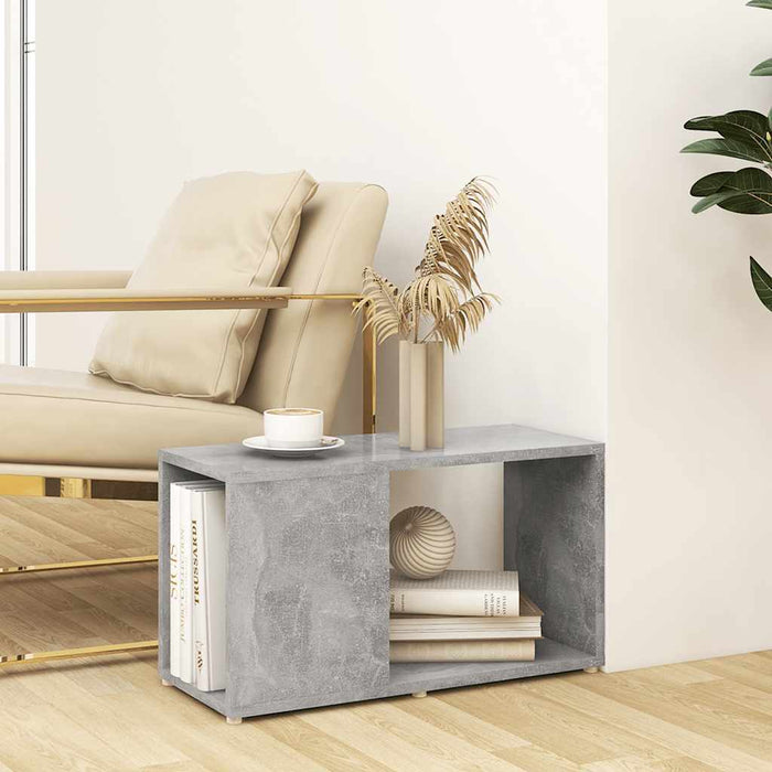 Comodă TV, gri beton, 60x24x32 cm, PAL - WALTI WALTI