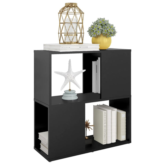 Bibliotecă, negru, 60 x 24 x 63 cm, PAL - WALTI WALTI