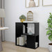 Bibliotecă, negru, 60 x 24 x 63 cm, PAL - WALTI WALTI