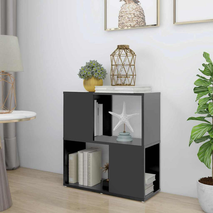 Bibliotecă, gri, 60 x 24 x 63 cm, PAL WALTI