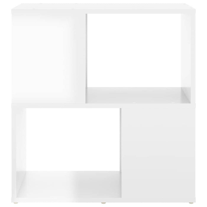 Bibliotecă, alb extralucios, 60x24x63 cm, PAL WALTI