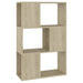 Bibliotecă/Separator cameră, stejar sonoma, 60x24x94 cm, PAL - WALTI WALTI