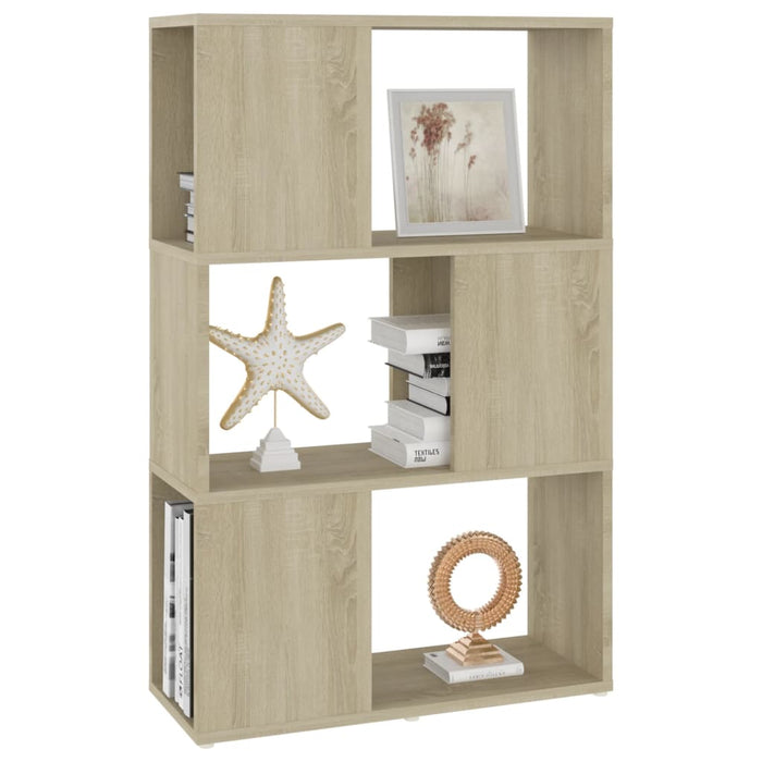 Bibliotecă/Separator cameră, stejar sonoma, 60x24x94 cm, PAL - WALTI WALTI