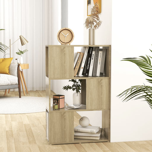 Bibliotecă/Separator cameră, stejar sonoma, 60x24x94 cm, PAL - WALTI WALTI
