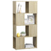 Bibliotecă/Separator cameră stejar sonoma 60x24x124,5 cm PAL - WALTI WALTI
