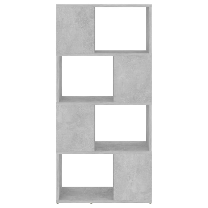 Bibliotecă/Separator cameră, gri beton, 60x24x124,5 cm - WALTI WALTI
