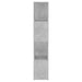 Bibliotecă/Separator cameră, gri beton, 60x24x124,5 cm - WALTI WALTI