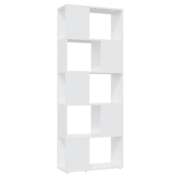 Bibliotecă/Separator cameră, alb, 60x24x155 cm, PAL - WALTI WALTI