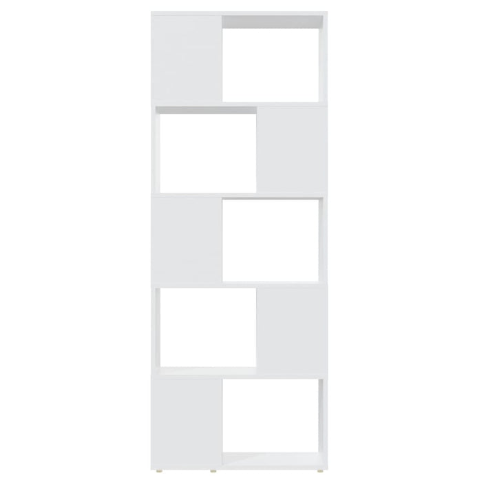 Bibliotecă/Separator cameră, alb, 60x24x155 cm, PAL - WALTI WALTI
