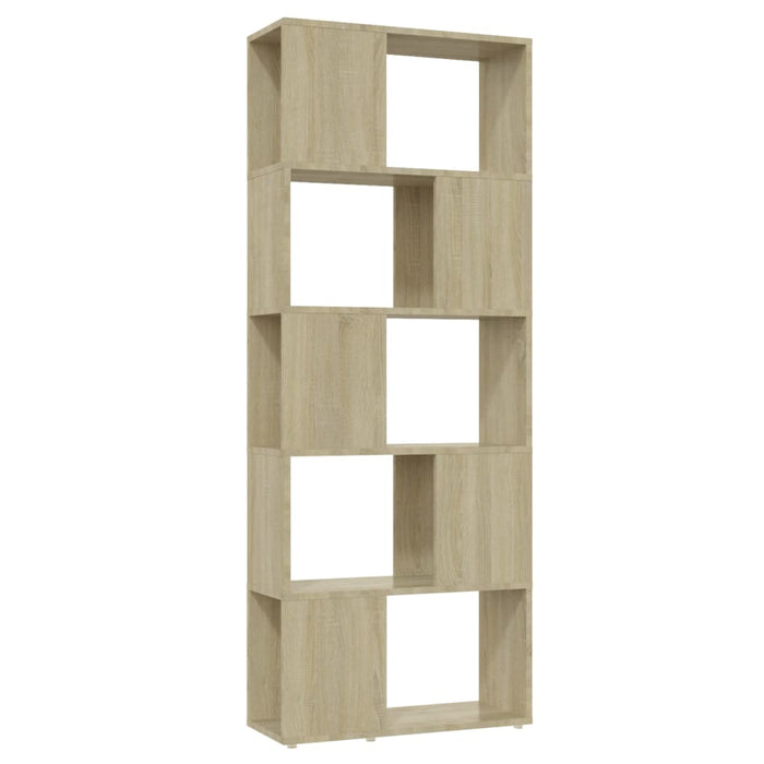 Bibliotecă/Separator cameră, stejar sonoma, 60x24x155 cm - WALTI WALTI