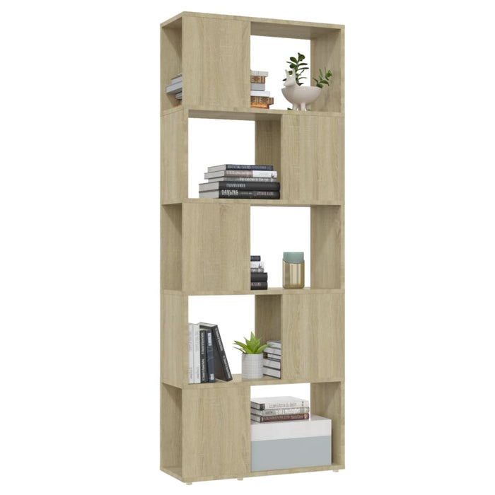 Bibliotecă/Separator cameră, stejar sonoma, 60x24x155 cm - WALTI WALTI