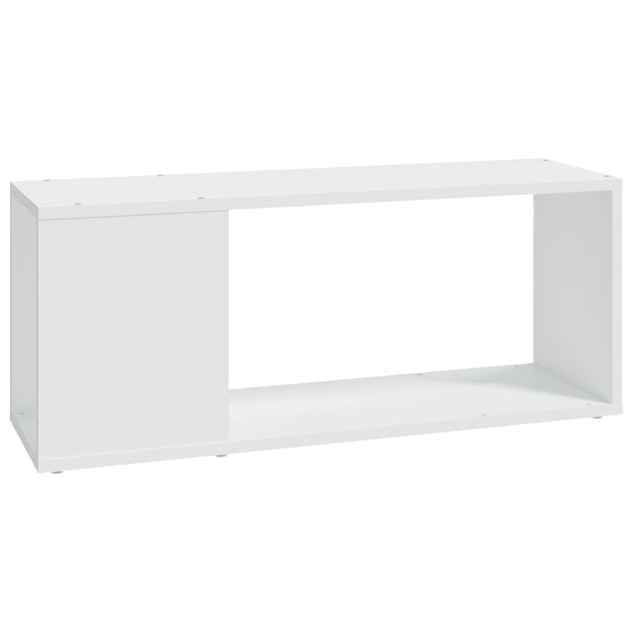 Comodă TV, alb, 80x24x32 cm, lemn prelucrat - WALTI WALTI