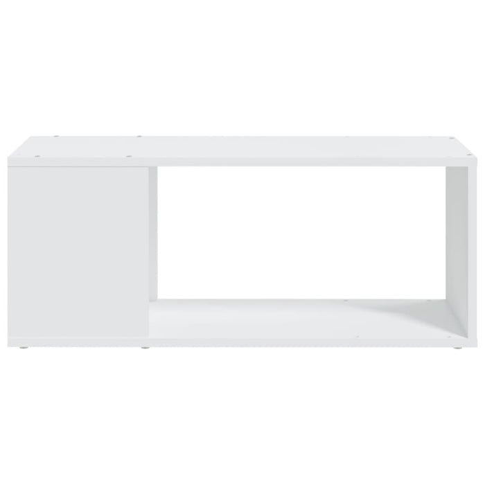 Comodă TV, alb, 80x24x32 cm, lemn prelucrat - WALTI WALTI