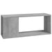Comodă TV, gri beton, 80x24x32 cm, PAL - WALTI WALTI