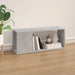 Comodă TV, gri beton, 80x24x32 cm, PAL - WALTI WALTI
