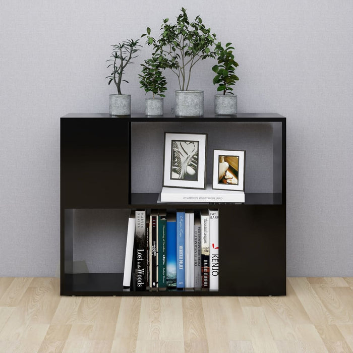 Comodă TV, negru, 80x24x63 cm, PAL - WALTI WALTI