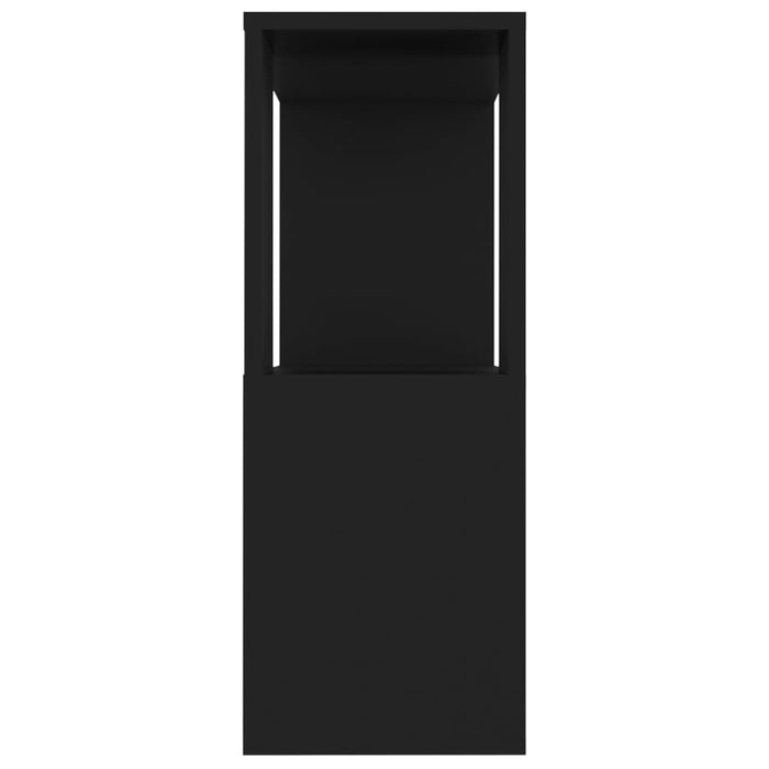 Comodă TV, negru, 80x24x63 cm, PAL - WALTI WALTI