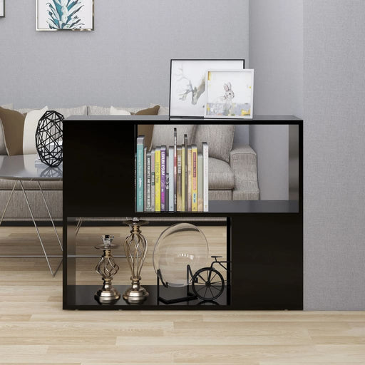 Comodă TV, negru, 80x24x63 cm, PAL - WALTI WALTI