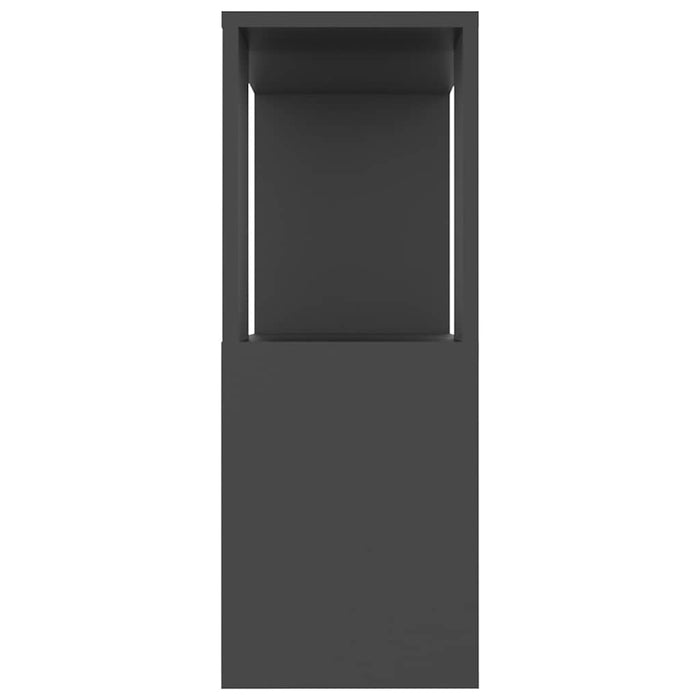 Comodă TV, gri, 80x24x63 cm, PAL WALTI