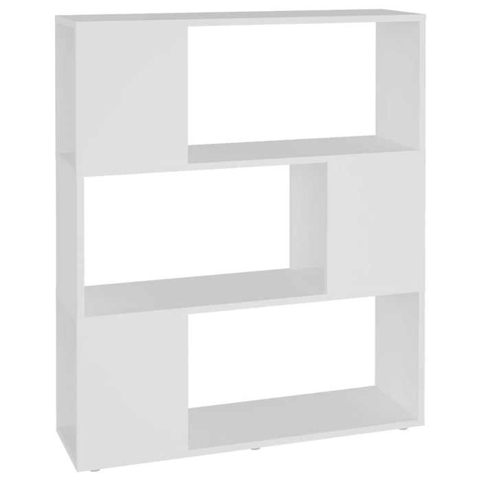 Bibliotecă/Separator cameră, alb, 80x24x94 cm, PAL - WALTI WALTI