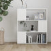 Bibliotecă/Separator cameră, alb, 80x24x94 cm, PAL - WALTI WALTI