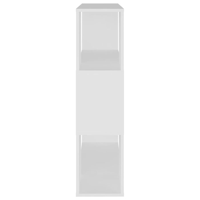 Bibliotecă/Separator cameră, alb, 80x24x94 cm, PAL - WALTI WALTI