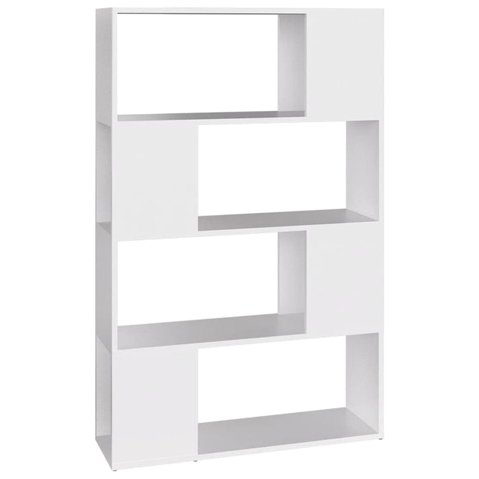 Bibliotecă/Separator cameră, alb, 80x24x124,5 cm, PAL - WALTI WALTI