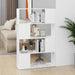 Bibliotecă/Separator cameră, alb, 80x24x124,5 cm, PAL - WALTI WALTI
