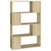 Bibliotecă/Separator cameră stejar sonoma 80x24x124,5 cm PAL - WALTI WALTI