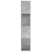 Bibliotecă/Separator cameră, gri beton, 80x24x124,5 cm, PAL - WALTI WALTI