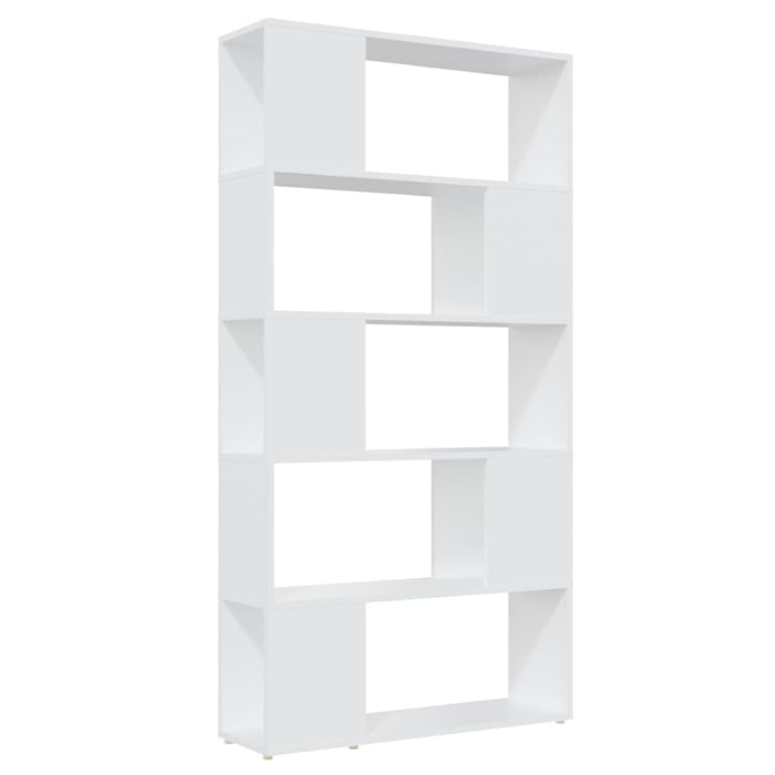 Bibliotecă/Separator cameră, alb, 80x24x155 cm, PAL - WALTI WALTI