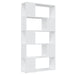 Bibliotecă/Separator cameră, alb, 80x24x155 cm, PAL - WALTI WALTI