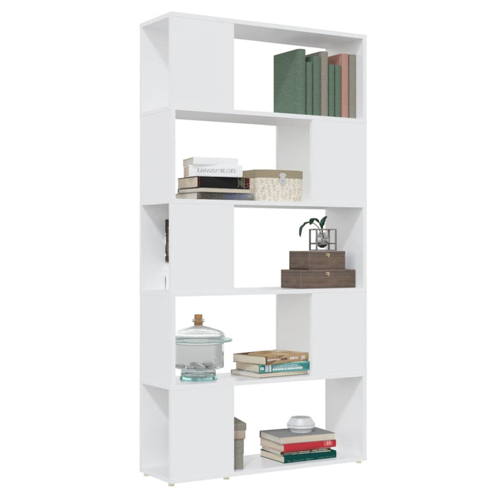 Bibliotecă/Separator cameră, alb, 80x24x155 cm, PAL - WALTI WALTI