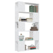 Bibliotecă/Separator cameră, alb, 80x24x155 cm, PAL - WALTI WALTI