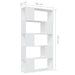 Bibliotecă/Separator cameră, alb, 80x24x155 cm, PAL - WALTI WALTI
