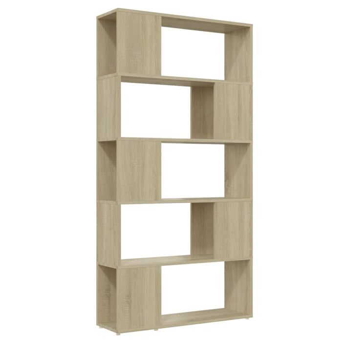 Bibliotecă/Separator cameră, stejar Sonoma, 80x24x155 cm, PAL - WALTI WALTI