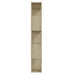 Bibliotecă/Separator cameră, stejar Sonoma, 80x24x155 cm, PAL - WALTI WALTI